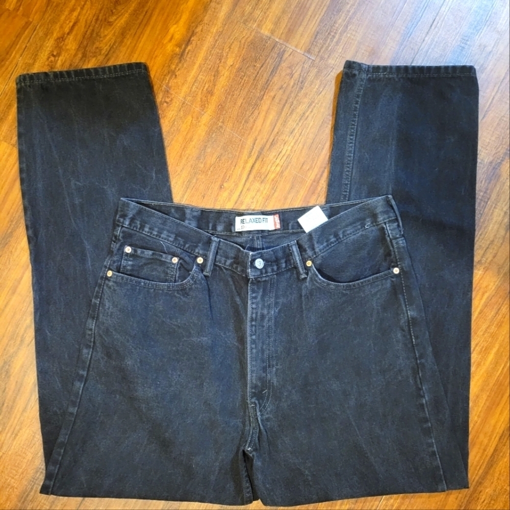 NWOT 40x34 Levi's Style 550 Men’s Jeans Black